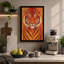 Tiger's Gaze Modern - Wrapped Canvas-445162642-445162646