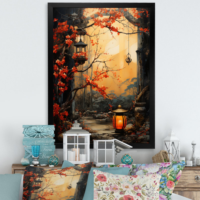 «Art», impression sur toile japonaise, Cadre photo noir, H 20 po x l 12 po x P 1 po