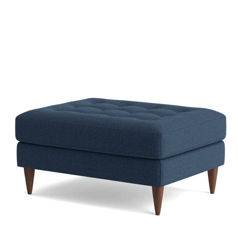 MCM Ottoman, Performance Weave - Navy