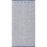 Global Recycled Standard Pearly Hand-Woven Loop Pile Recycled Rug Denim Blue