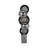 Modern Glass Crystal Decorative Sculpture with Layered Sphere Geometric Design-1744628679