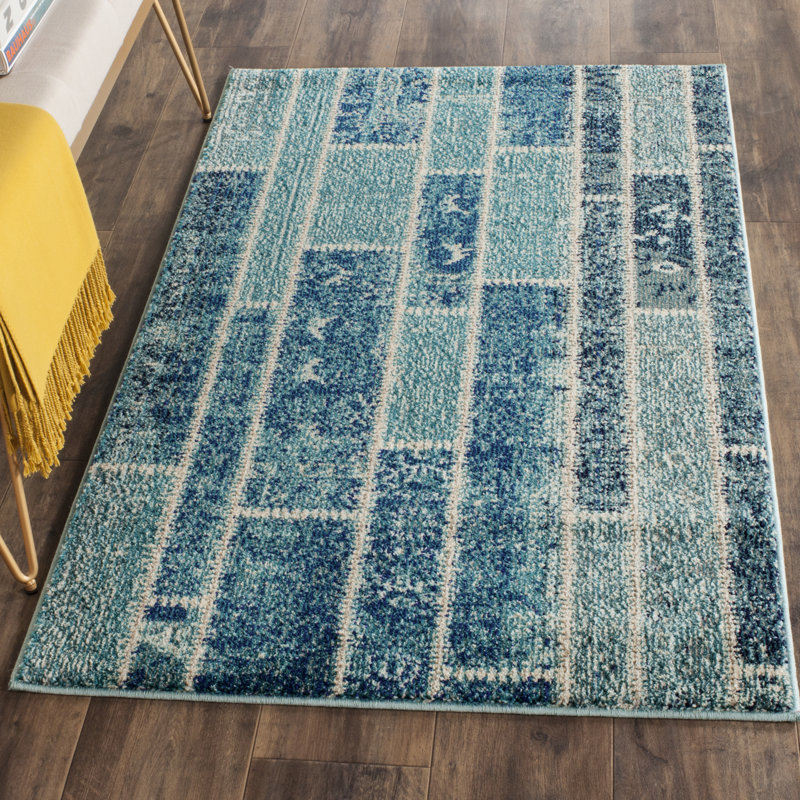 Mckinney Geometric Hand Woven Area Rug, Rectangle 155 x 231 cm
