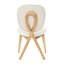 Camellia Field Vanity Chair - Linen/Antique Gold