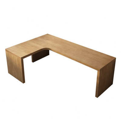 Bureaux rectangulaires en bois massif Burlywood