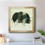 Woodgrain Pig - Peinture sur toile encadrée-492441475-492441502