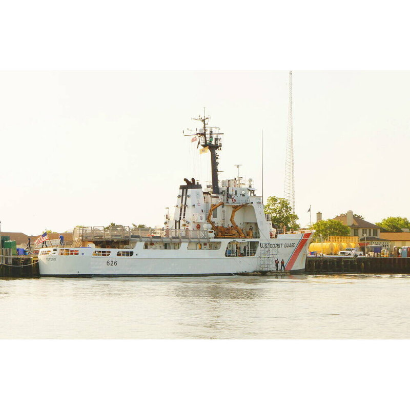 USCGC Dependable WMEC-626 Ship Model, 10" H x 36" W x 5" D
