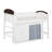 Loft Bed With Storage Cabinet, Wood Loft Bed Frame With LED Light & Wardrobe-123053229-123053232