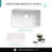 Fireclay Kitchen Sink with Curved Apron - Single Bowl