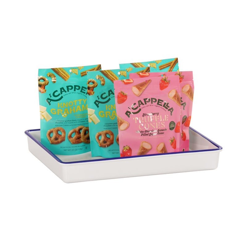 Plateau de service en mélamine émaillée, H 2 po x l 15 po x P 12 po