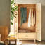 Armoire de rangement en rotin