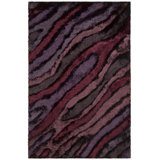 Flemish Hand Loomed Modern Area Rug in Purple/Burgundy/Mauve