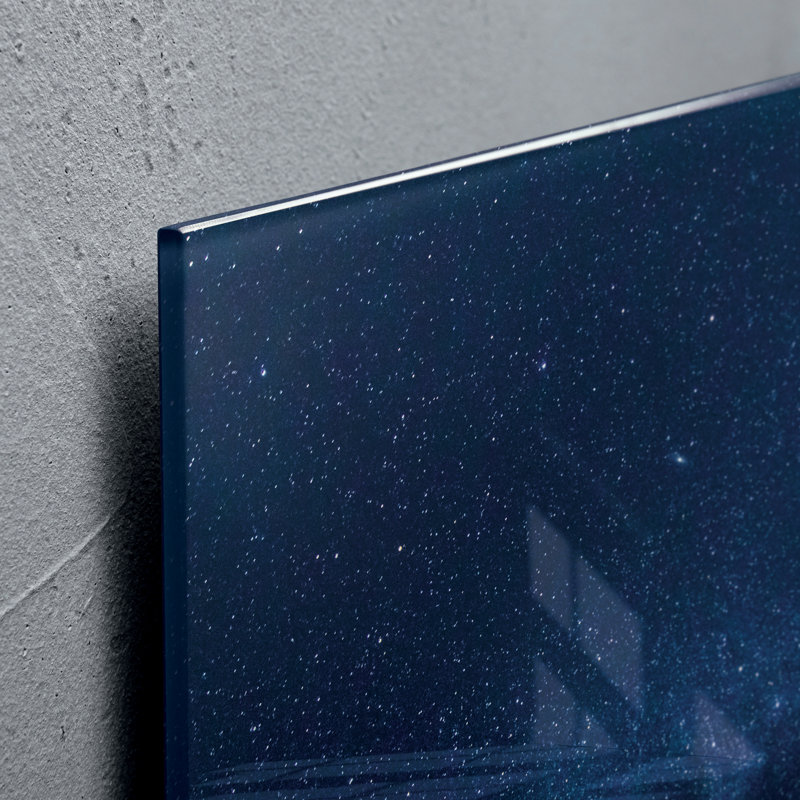 Artverum Wall Mounted Magnetic Glass Board, 48cm H x 48cm W x 48cm L