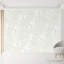 Ligne blanche minimaliste florale-100664971