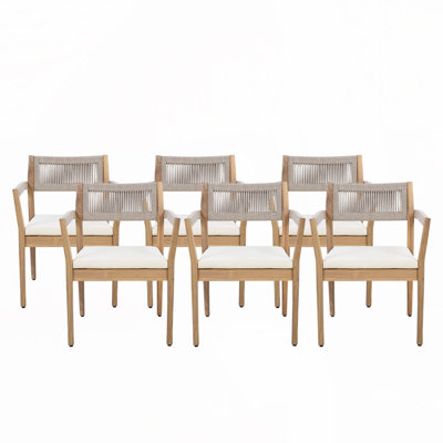 Acacia Wood Outdoor Dining Chairs