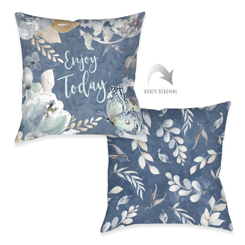 Coussin décoratif d'intérieur Wildflower Arrangment Enjoy