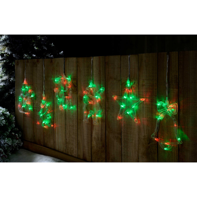 18cm LED String Lights, Red Green