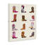 Toile lumineuse des bottes de cowboy et des éperons, conception par Susan Arnot-421809434