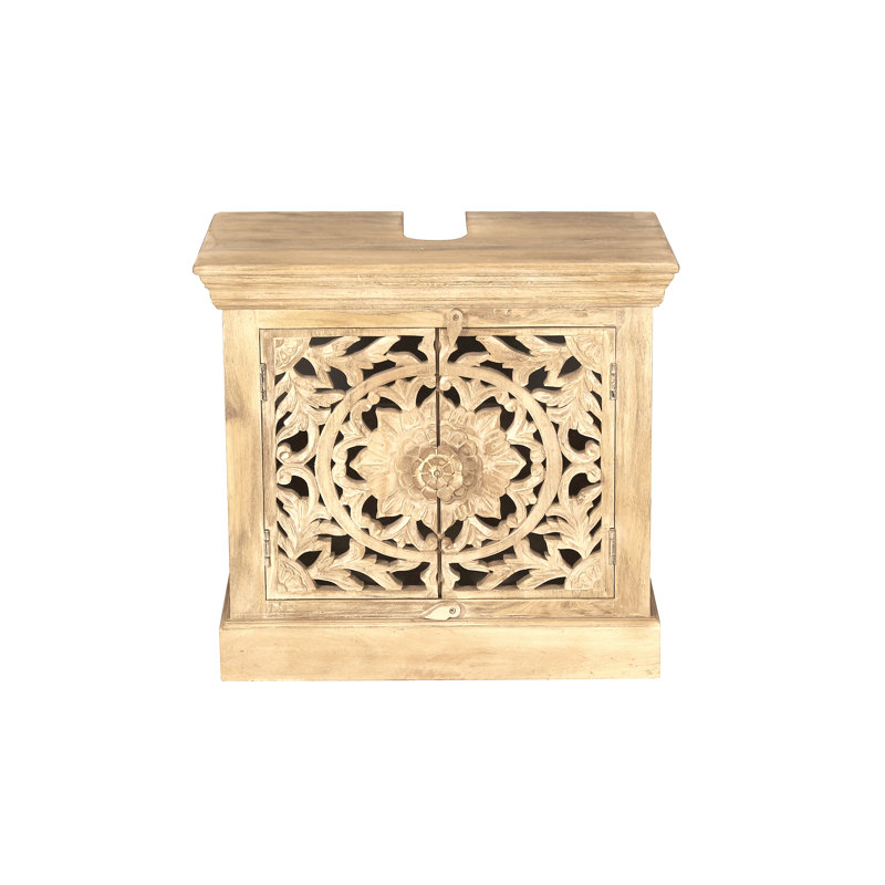 Hoye 66cm Single Bathroom Vanity Base Only in Beige