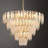 5-Tiered Dimmable Feather Crystal Chandelier
