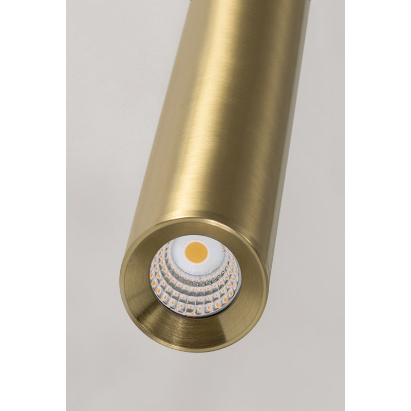 Emanee 1 - Light LED Single Pendant, Satin Brass