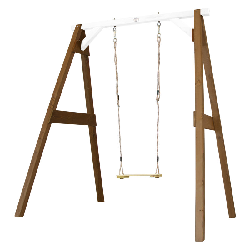 AXI Hemlock Swing Set with 1 Swing(s), Brown/White