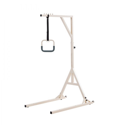 Trapeze Bar for Bed Mobility 350LBS Capacity Bed Trapeze with 2 Wheels