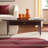 American oval end table
