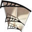 Sonakshi Front Door Canopy Outdoor Awning Rain Shelter 75 x 195 cm-1707563958
