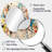 All That Jazz Colorful Joy II - Multi-Color Modern Oval Wall Mirror-128082841
