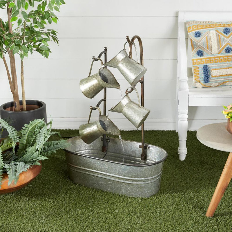 Artim Outdoor Metal Cascade Fountain