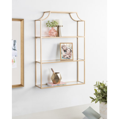 Turgut 4-Tiered Metal Accent Shelf