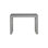 Waterfall Console Table in Weathered Gray