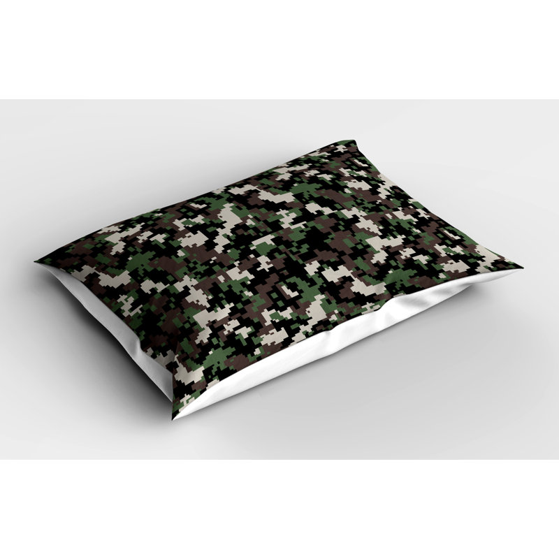 Ensemble de 2 taies décoratives camouflage Ambesonne, H 20 po x l 30 po