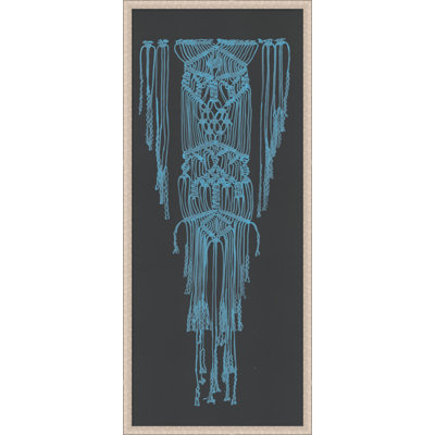 Macrame On Gray 3 Print
