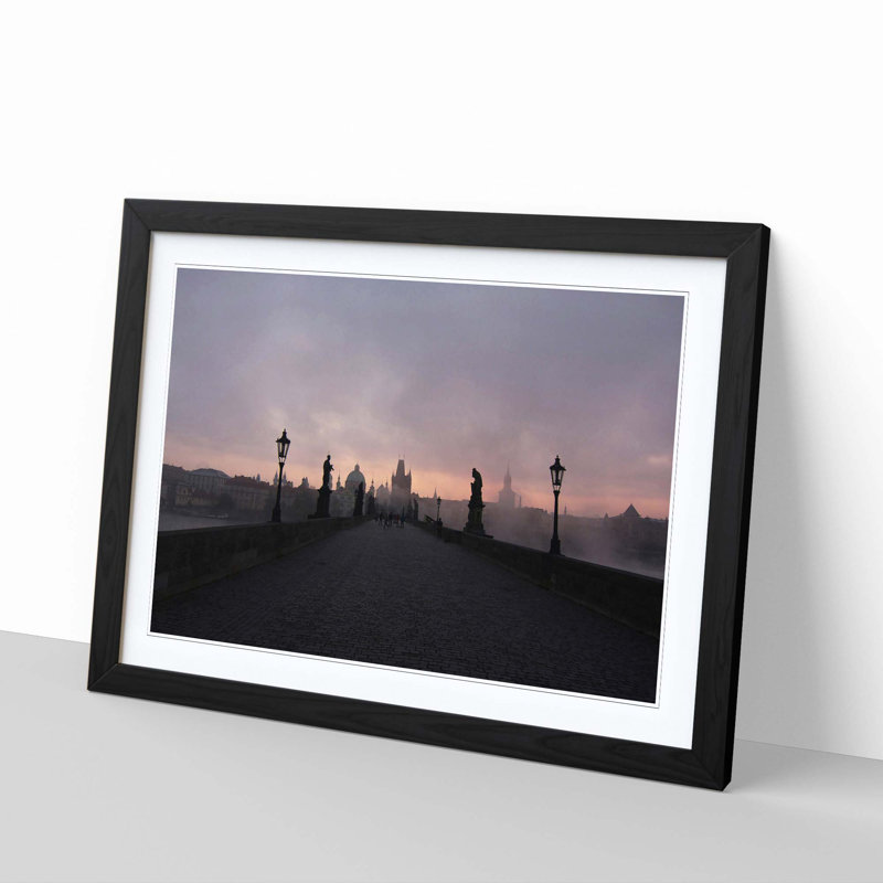 Single Picture Frame Print, Black