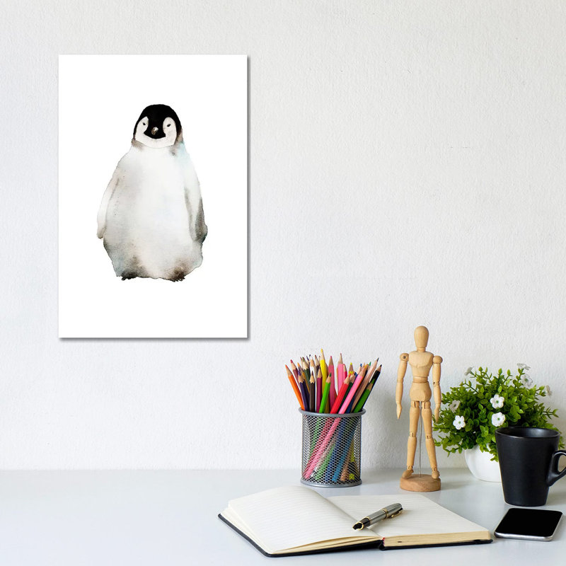 Penguin by ANDA Design - Wrapped Canvas Gallery-Wrapped Canvas Giclée, 20.32 cm H x 30.48 cm W