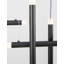4 - Light Black LED Cluster Pendant