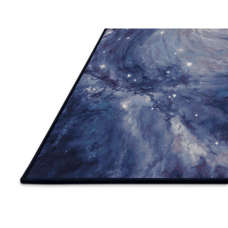 Tapis mauve soyeux et moelleux, Rectangle 7 pi x 10 pi