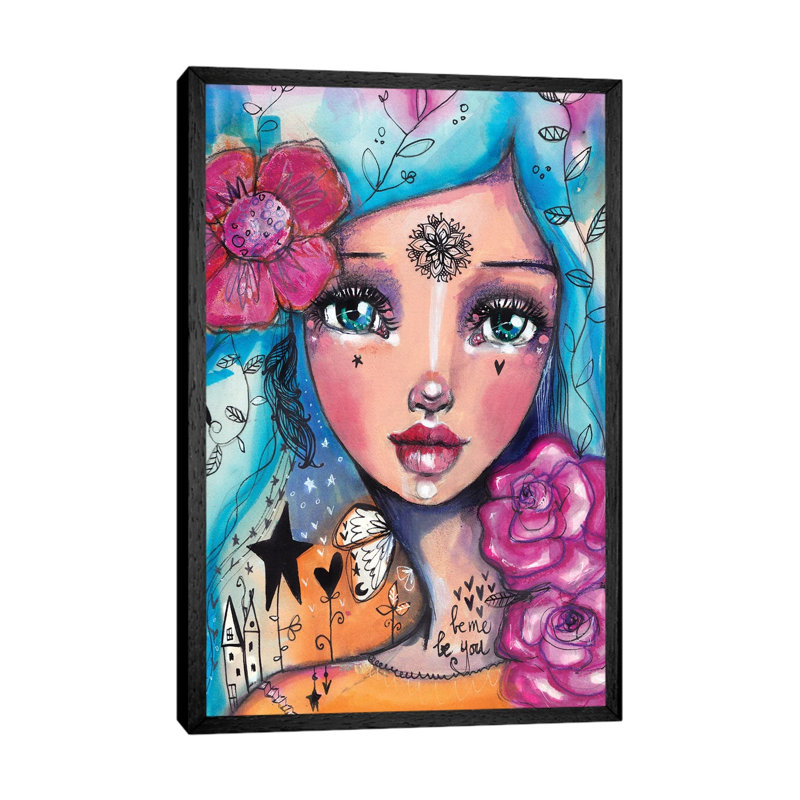 Be You by Tamara Laporte - Print on Canvas, Black Framed, 152.5 cm H x 101.5 cm W
