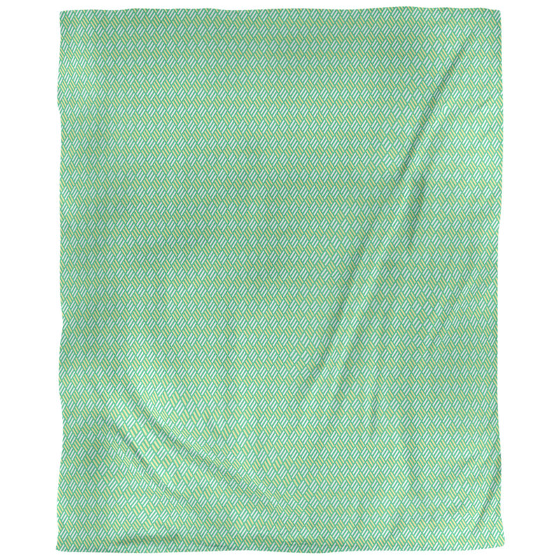 Housse de couette simple Katelyn Elizabeth, Microfibre, Housse de couette simple TG, Jaune vert / bleu vert moyen