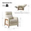 Fauteuil inclinable électrique en cuir véritable 29 "Elias avec ports USB et Type-C-108646804