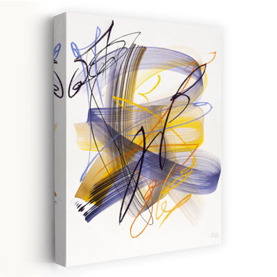 Contemporary Art Abstract Contemporary Wall Art by Mette Rix - Wrapped Canvas Print
