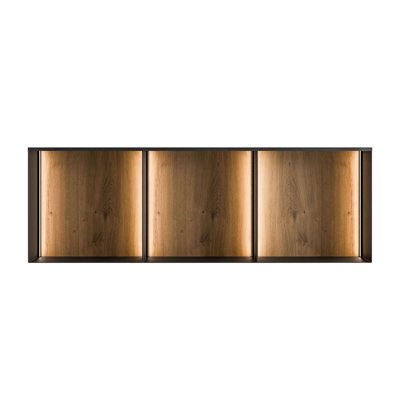 3 Piece Square Metal Cube Shelf