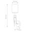 Damon Steel Armed Sconce