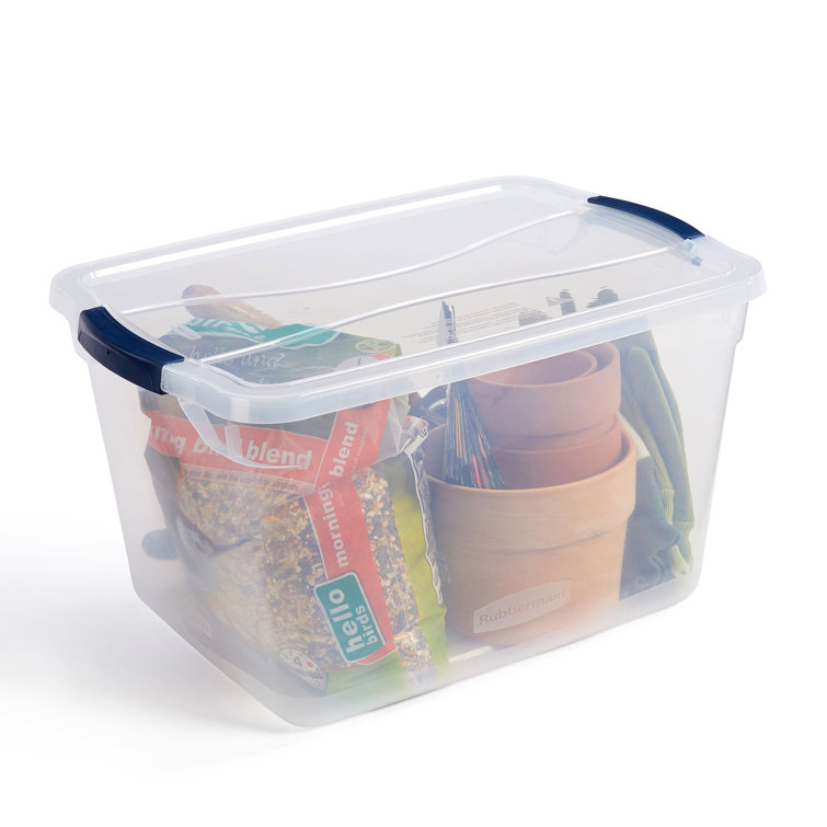 RopeSoapNDope. Rubbermaid Clever Store Latching Lid Storage Tote