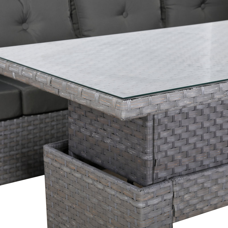Angelah Garden Lounge Set with Cushions