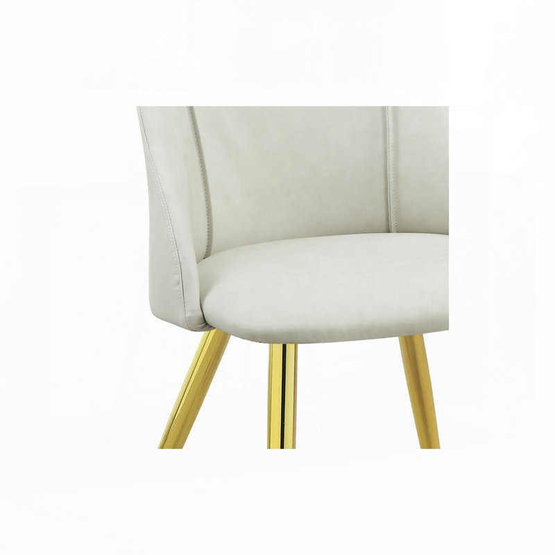 Chaise d'appoint en cuir