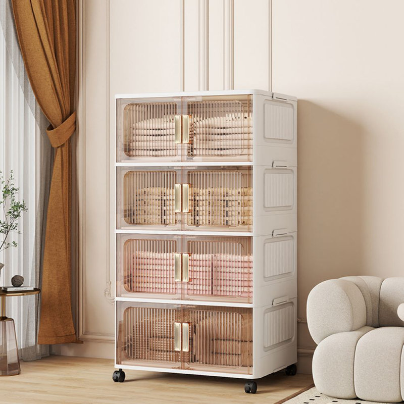 Collapsible Storage Bins With Lids