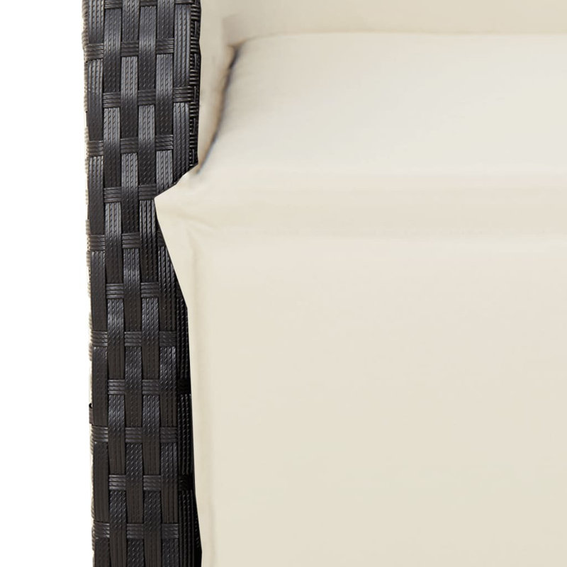 Ensemble repas extérieur Makiley, Noir, 4, H 29,1 po x l 31,5 po x P 31,5 po