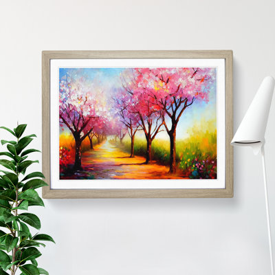 Cherry Blossom Tree Park Vol.7 - Single Picture Frame Print